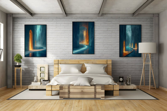 Surreal Art: Journey into the Imagination through Dreamlike Landscapes and Pathways - Wall Art Master Piece