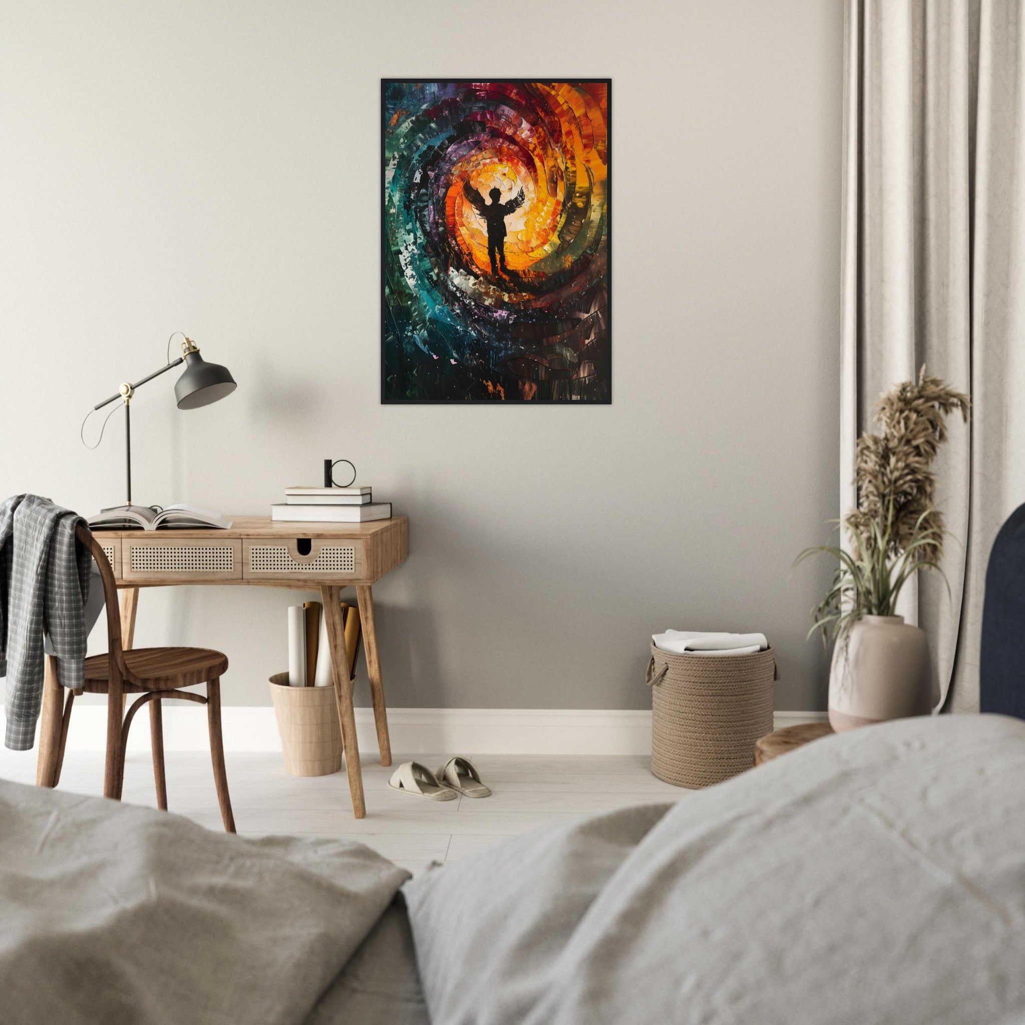 Surreal Art: An Angel In A Dream - Premium Framed Poster - #wall_art_masterpiece#