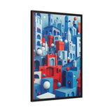 Surreal Architecture 05 - Framed Canvas - #wall_art_masterpiece#