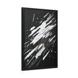 Abstract Art: Brush Stroke 2 - Framed Canvas