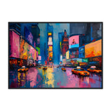 Abstract Art: New York City - Premium Framed Poster - #wall_art_masterpiece#