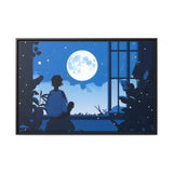 A Dreamy Night - Framed Canvas - #wall_art_masterpiece#