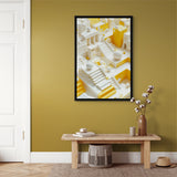 Surreal Architecture 01 - Framed Canvas - #wall_art_masterpiece#