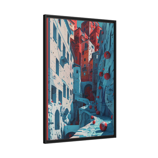 Surreal Architecture 04 - Framed Canvas - #wall_art_masterpiece#