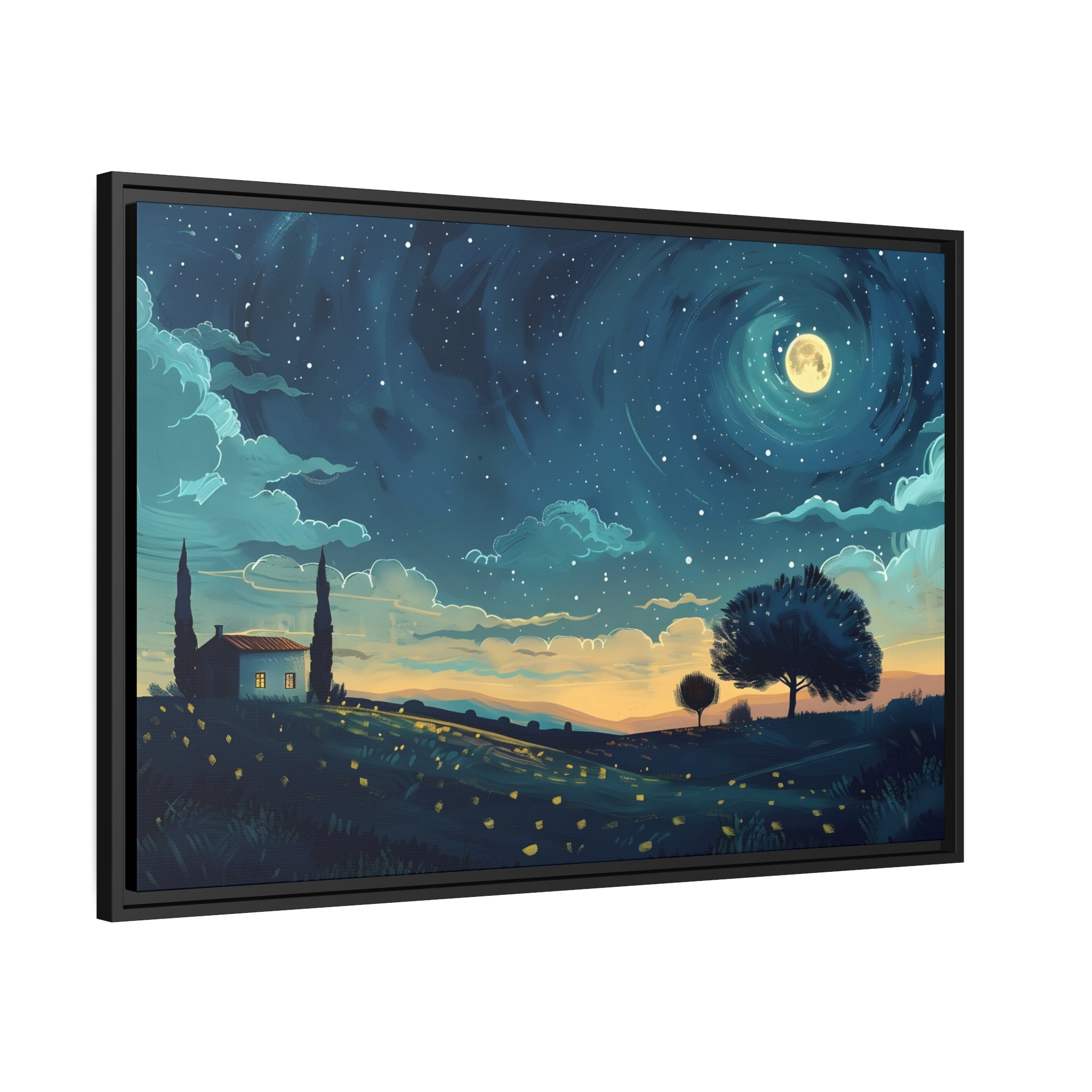 A Quite Place - Framed Canvas - #wall_art_masterpiece#