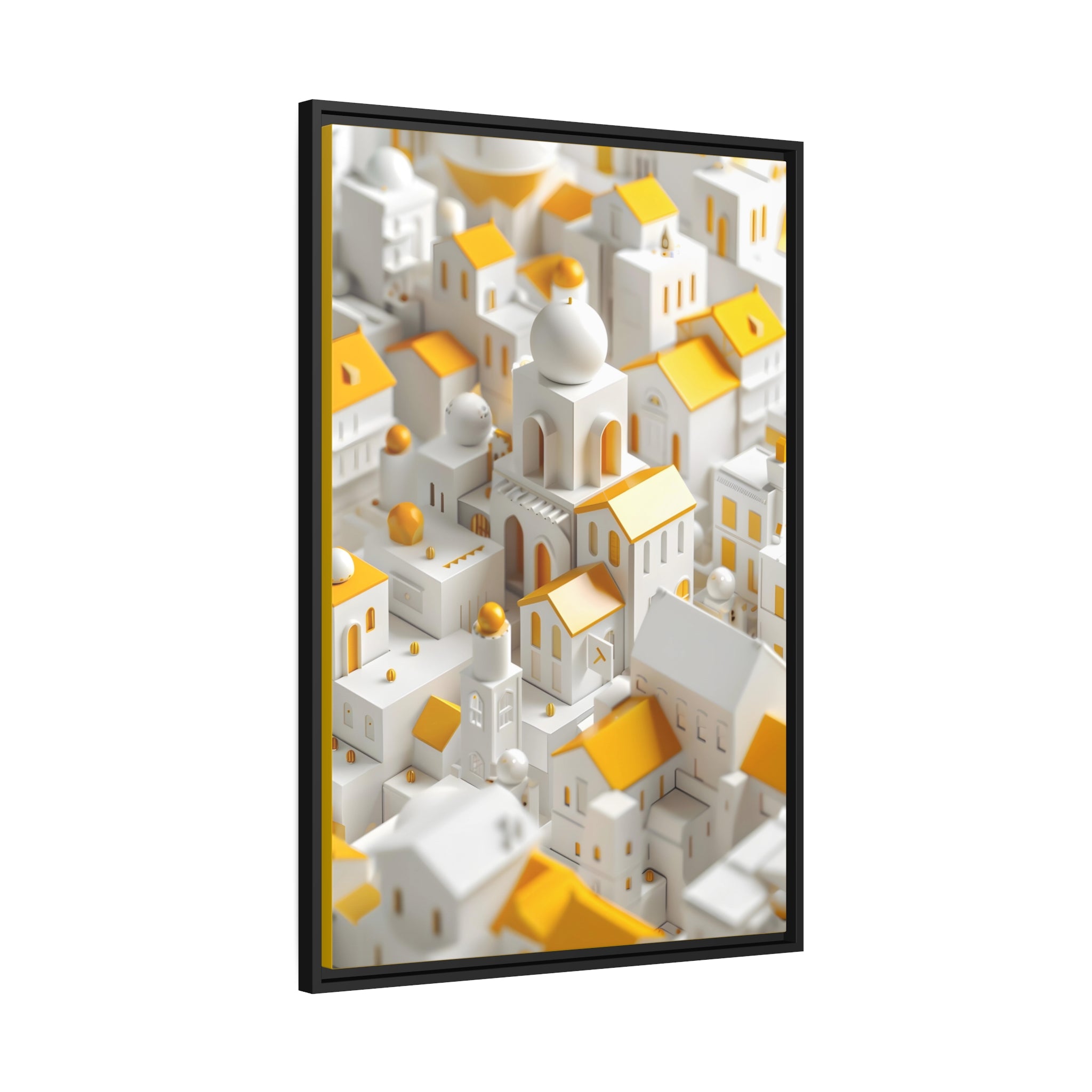 Surreal Architecture 03 - Framed Canvas - #wall_art_masterpiece#