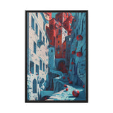 Surreal Architecture 04 - Framed Canvas - #wall_art_masterpiece#