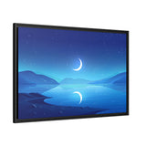 Lunar Nights - Framed Canvas - #wall_art_masterpiece#