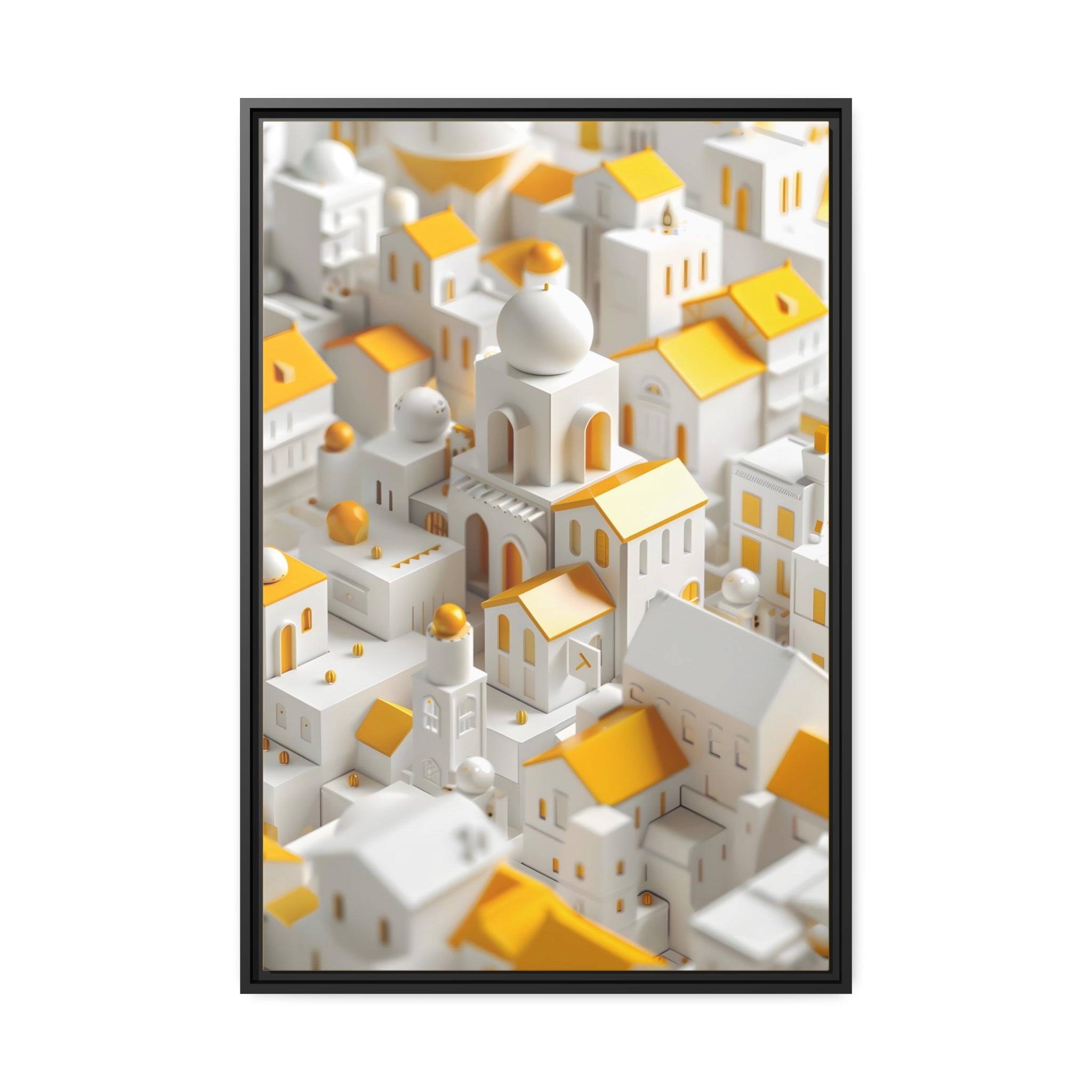 Surreal Architecture 03 - Framed Canvas - #wall_art_masterpiece#