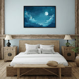 Celestial Glow - Framed Canvas - #wall_art_masterpiece#