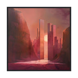 Surreal Art: Ethereal Expeditions 03 - Premium Framed Poster - #wall_art_masterpiece#