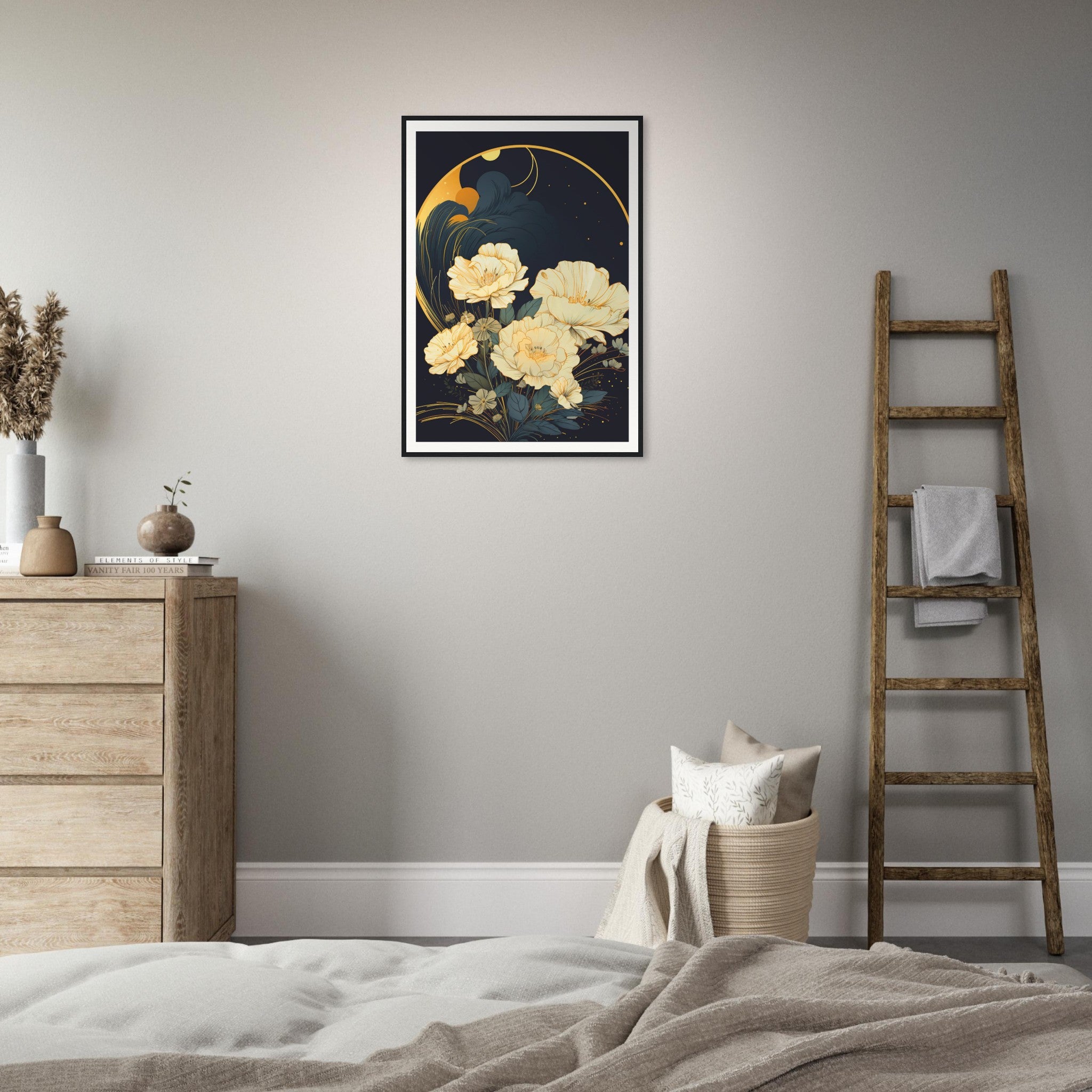 Abstract Flower - Premium Framed Poster - #wall_art_masterpiece#