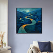 Surreal Art: A Rocky Road - Wanderlust Series 04 - Premium Framed Poster - #wall_art_masterpiece#