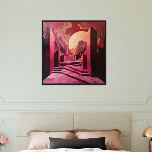 Surreal Art: Ethereal Expeditions 02 - Premium Framed Poster - #wall_art_masterpiece#