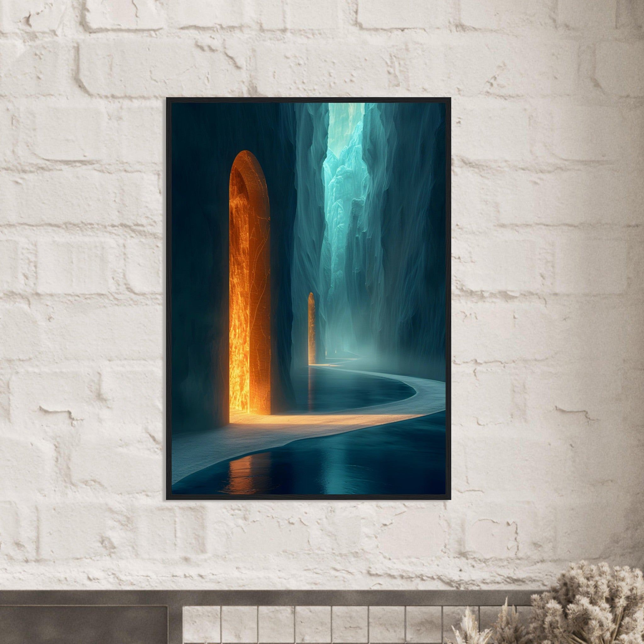 Surreal Art: Surreal Realm - Premium Framed Poster - #wall_art_masterpiece#