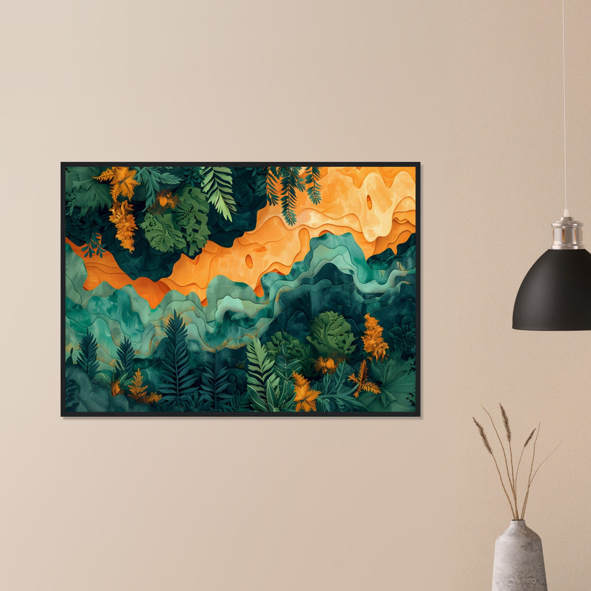 Nature Is Abstract - Premium Framed Poster - #wall_art_masterpiece#