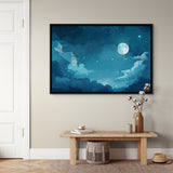 Celestial Glow - Framed Canvas - #wall_art_masterpiece#