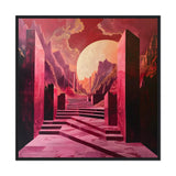 Surreal Art: Ethereal Expeditions 02 - Premium Framed Poster - #wall_art_masterpiece#