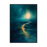 Surreal Art: A light In The Distance - Wanderlust Series 01 - Premium Framed Poster - #wall_art_masterpiece#