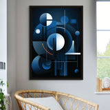 Abstract Geormetry 5 - Framed Canvas