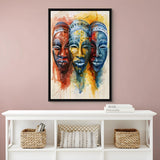 African Essence 3 - Framed Canvas - #wall_art_masterpiece#