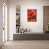 Retro Abstract 2 - Premium Framed Poster - #wall_art_masterpiece#