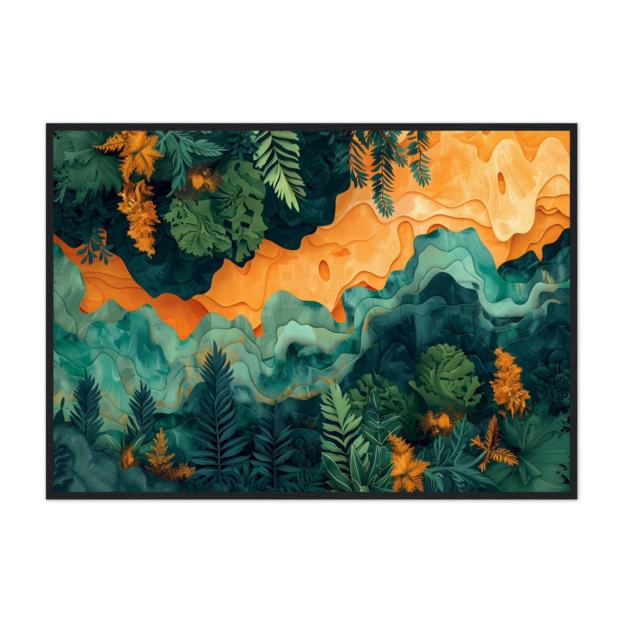 Nature Is Abstract - Premium Framed Poster - #wall_art_masterpiece#