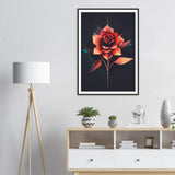 Abstract Rose 2 - Premium Framed Poster - #wall_art_masterpiece#