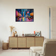 Abstract Art: New York City - Premium Framed Poster - #wall_art_masterpiece#